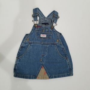 Ralph Lauren Denim Overall Dress Size M (Tots)